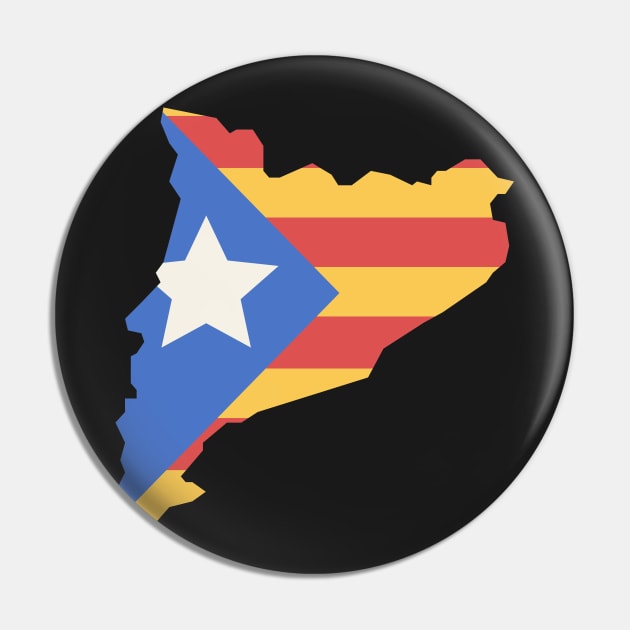 Independence For Catalonia | Catalunya Country & Flag Pin by MeatMan