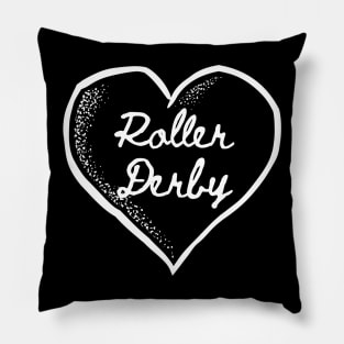 Love Roller Derby Pillow