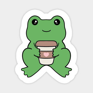 Frog Coffee Magnet