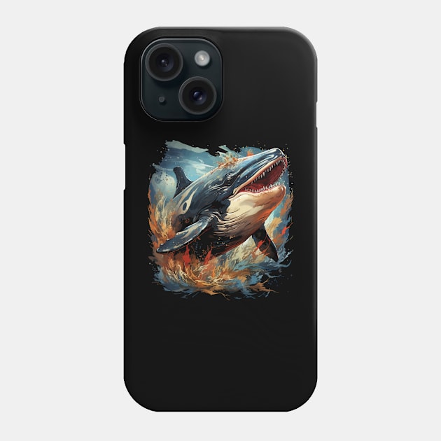 Patriotic Whale Phone Case by JH Mart