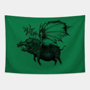 When Pigs Fly Tapestry