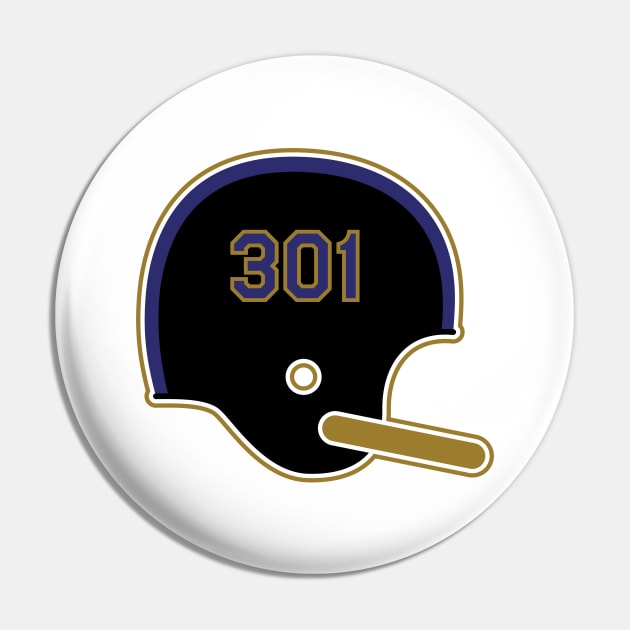 Baltimore Ravens 301 Helmet Pin by Rad Love