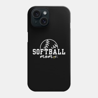 Softball Mom Yellow Jacket Phone Case