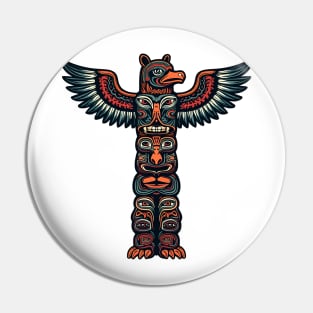 Totem Pole Spirit – Indigenous Art Canada Pin