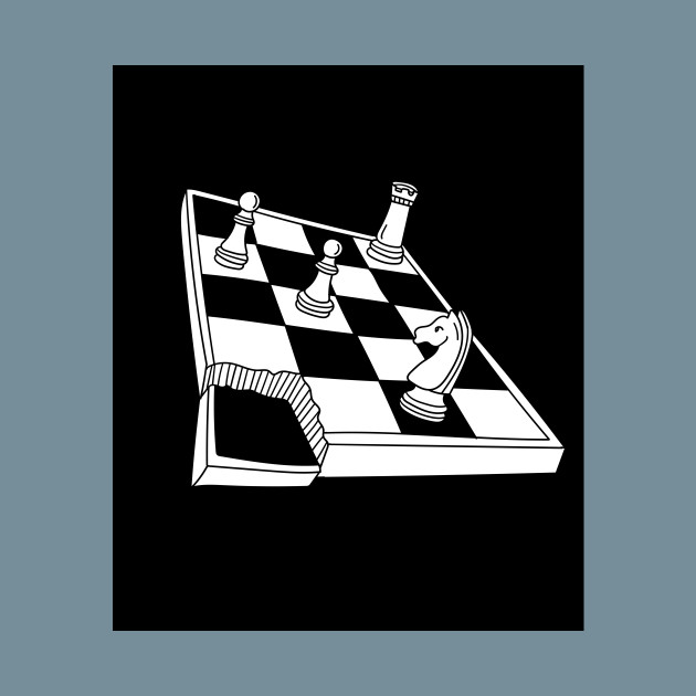 Disover Chessboard Player Chess Pieces - Chess Player - T-Shirt