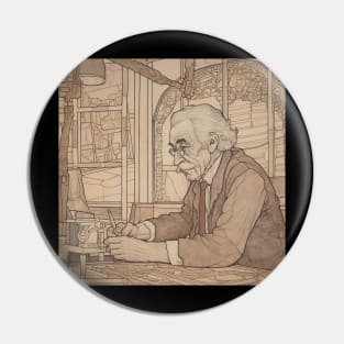 Jean Baudrillard Pin