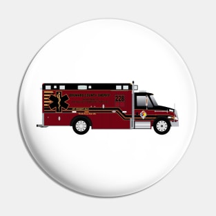 broward county sheriff ambulance Pin