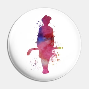 Hockey girl Pin