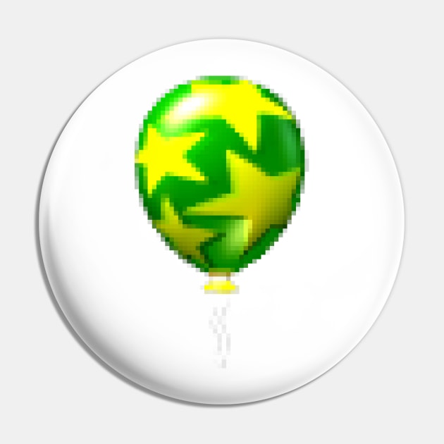 Green Balloon Sprite Pin by SpriteGuy95