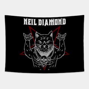 NEIL DIAMOND CAT ROCK - MERCH VTG Tapestry