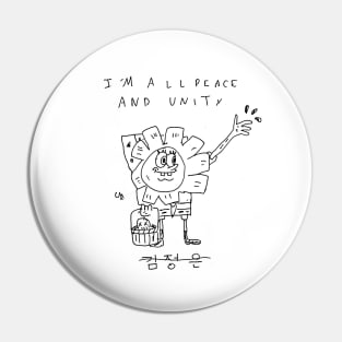 Peace and unity Pin