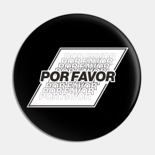 Por Favor - BLACK Pin