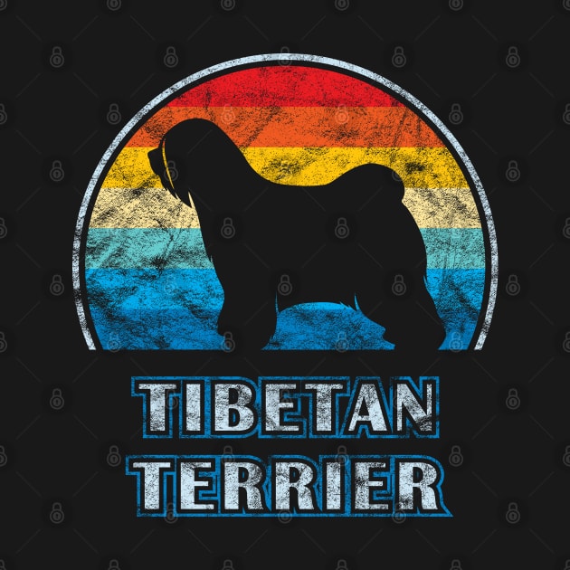 Tibetan Terrier Vintage Design Dog by millersye