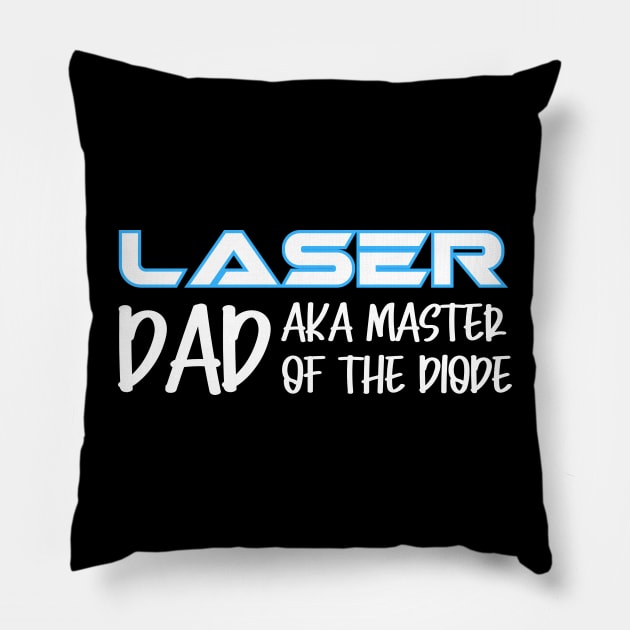 Laser Dad Pillow by Nice Surprise