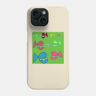 SMILING FISH - HERD OF SMILING FISH Phone Case