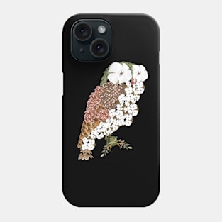 Nature elements art owl Phone Case