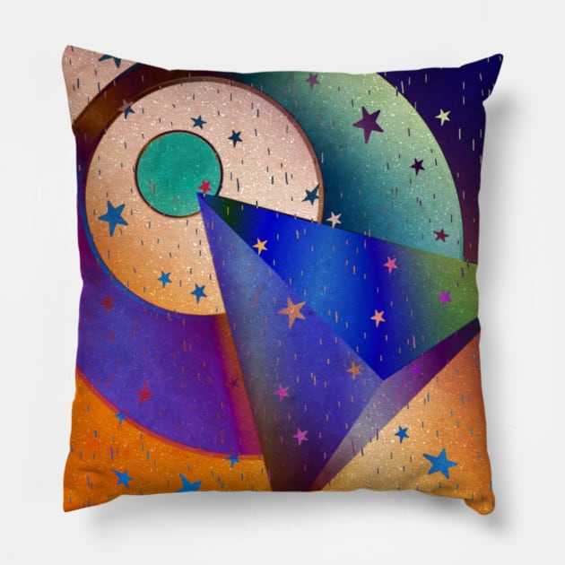 Vulcan IDIC Pop Art I - Dark Pillow by OrionLodubyal