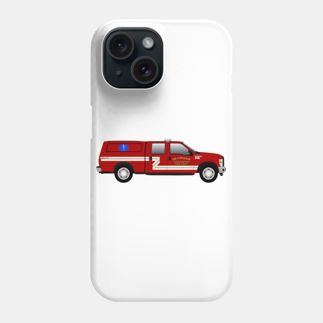 seymour volunteer fire department support truck Phone Case by BassFishin