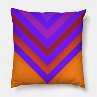 Sunset Chevron Pillow