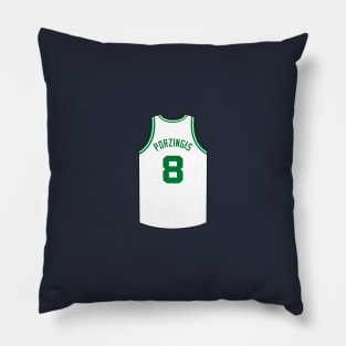 Kristaps Porzingis Boston Jersey Qiangy Pillow