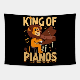 King of Pianos - Lion on the piano Tapestry