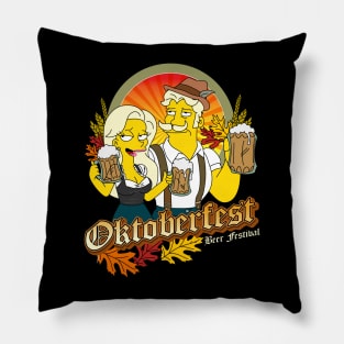 Oktoberfest Beer Festival Pillow