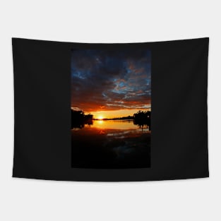 Fall In Sun Set Tapestry