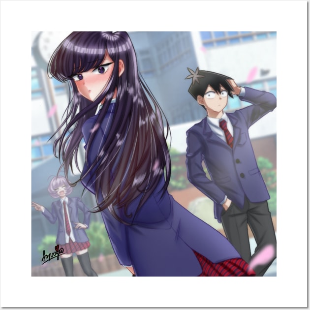 Komi-san wa Komyushou Desu Poster for Sale by art-xl