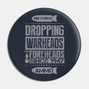 Air Force Ammo Warheads Pin