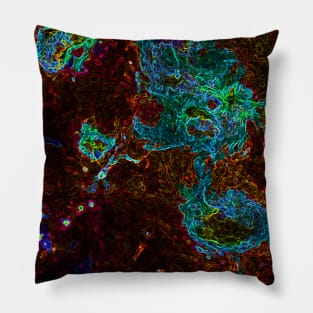 Black Panther Art - Glowing Edges 90 Pillow