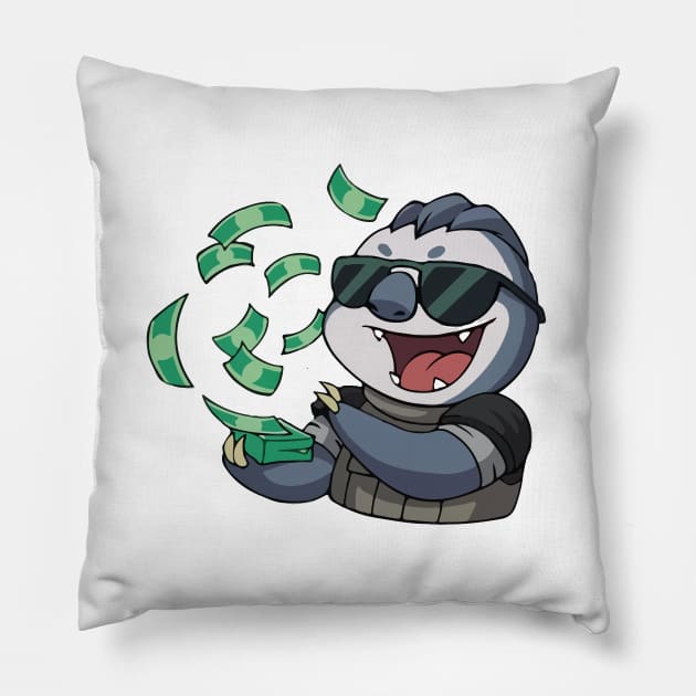 Dolla Dolla Bill Y'all. Pillow by Tad