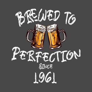 Brewed to Perfection, Personalized Birth Year T-shirt, Birthday Custom Shirt, Birthday Gift, Tee T-Shirt