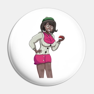 Monster Female Protagonist Dark Skin (Big Chest) Pin