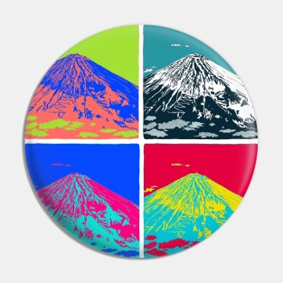 Fuji San Pop Art Pin