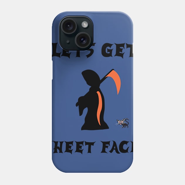 lets get sheet faced halloween Phone Case by barwarrior