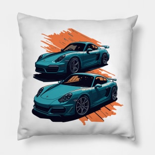 Porsche Cayman Classic Car Pillow