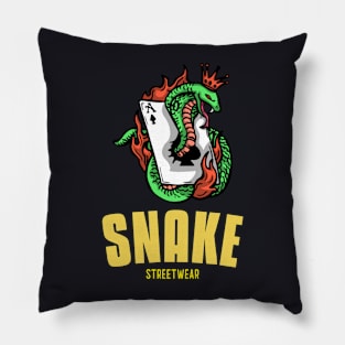 Snake streetwear Pillow