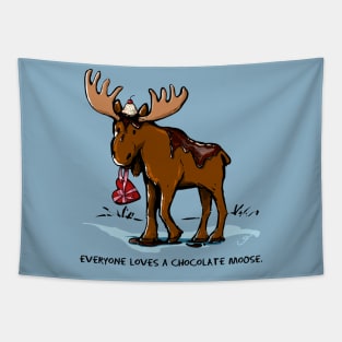 Everyone Loves a Chocolate Moose Tapestry