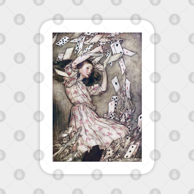 Alice In Wonderland - Arthur Rackham - 6 Magnet by Illustration Station