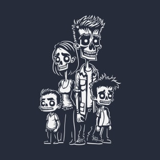 Zombie Family - 6 T-Shirt