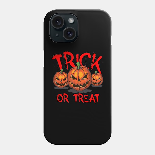 Trick or Treat Halloween Pumpkins Phone Case by idrockthat