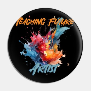 Teaching future artist Pin