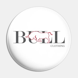 Letter AR Bull logo Pin