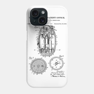 Hand Grenade Patent Black Phone Case