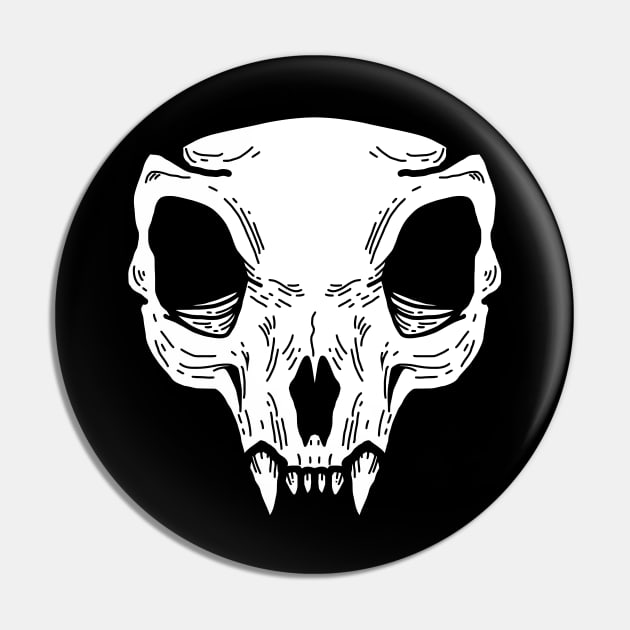 Animal Skull Pin by DeathAnarchy