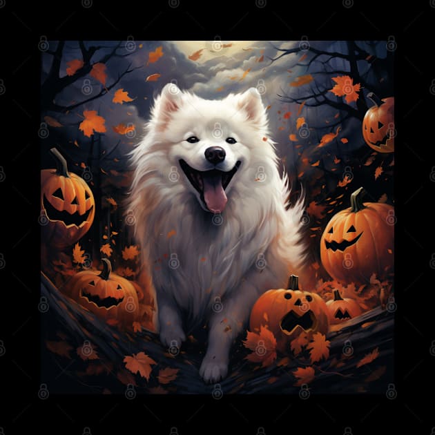 Samoyed Halloween by NatashaCuteShop