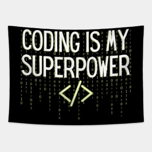 Coding is my superpower Tapestry