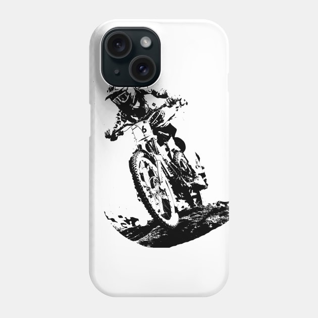 mtb mountain bike Phone Case by rickylabellevie