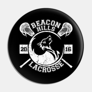 Lacrosse Beacon Hills Wolf Pin