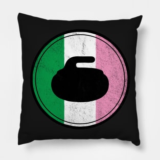 Newfoundland Curling Dominion Flag || Newfoundland and Labrador || Gifts || Souvenirs Pillow